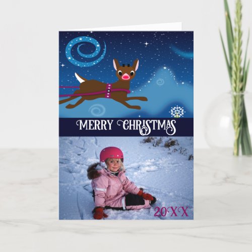 Rudolph And Friends Thank You Card