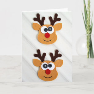 Rudolph Christmas Card