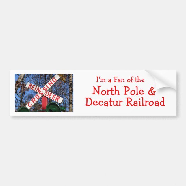 Rudolph Express Bumper Sticker (Front)