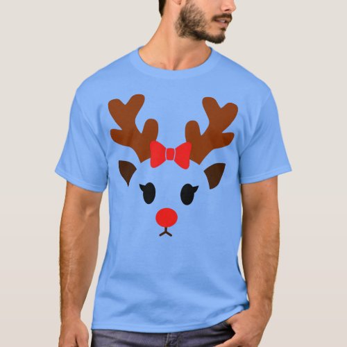 Rudolph Face 2 T_Shirt