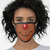 Rudolph Face Mask (Worn Her)