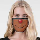 Rudolph Face Mask (Worn Her)