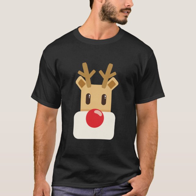 Rudolph Face T-Shirt (Front)