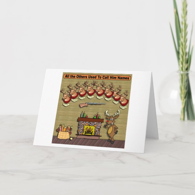 Rudolph Holiday Card (Front)