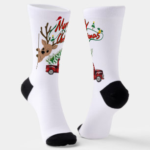 Rudolph Merry Christmas - Crew Socks