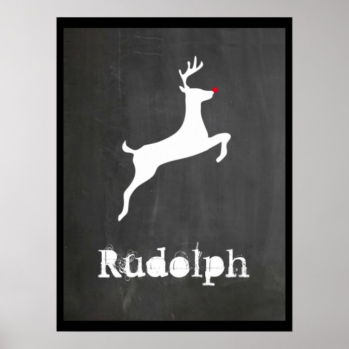 Rudolph Poster | Zazzle.com