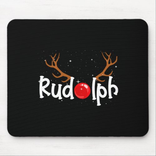 Rudolph Red Nose Reindeer Christmas Fun  Mouse Pad