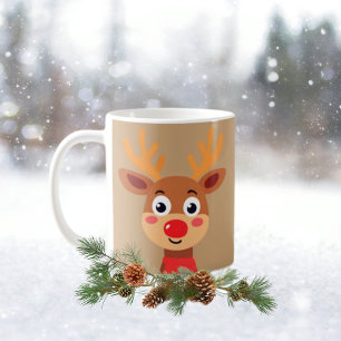 Rudolph Red Nose Reindeer Coffee Mug