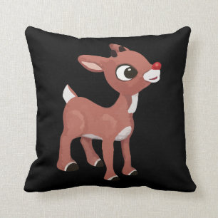 Rudolph Red Nosed Reindeer Christmas Pajamas Men Throw Pillow