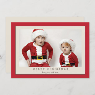 Rudolph Reindeer Photo Card for the Holidays