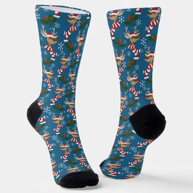 Rudolph Socks (Angled)