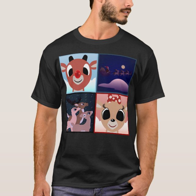 Rudolph Squares T-Shirt (Front)