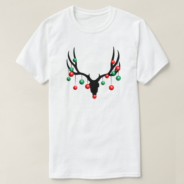 Rudolph the Dead Nosed Reindeer T-Shirt (Design Front)