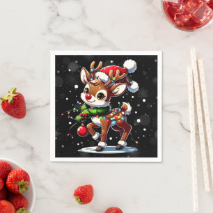 Rudolph The Red Nose Reindeer Christmas Napkins