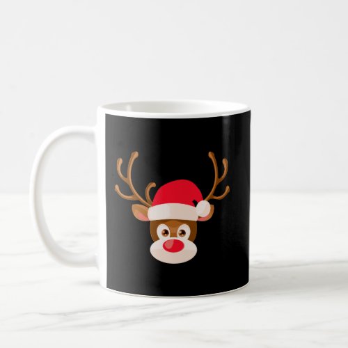 Rudolph The Red Nose Reindeer Christmas Pajama Gir Coffee Mug