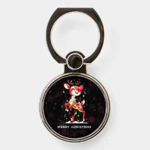 Rudolph The Red Nose Reindeer Christmas Phone Ring Stand