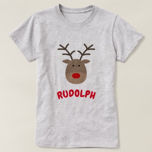 Rudolph the red nose reindeer Christmas t shirts