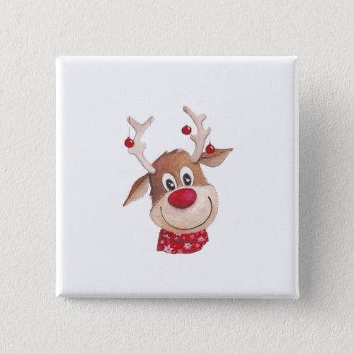 Rudolph The Red Nosed Reindeer 1 Button