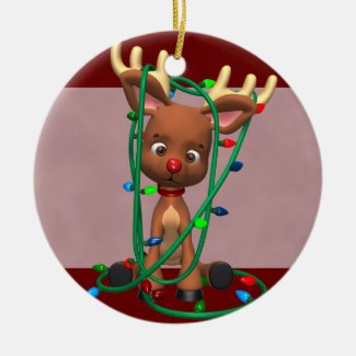 Rudolph the Red Nosed Reindeer Christmas Ornament