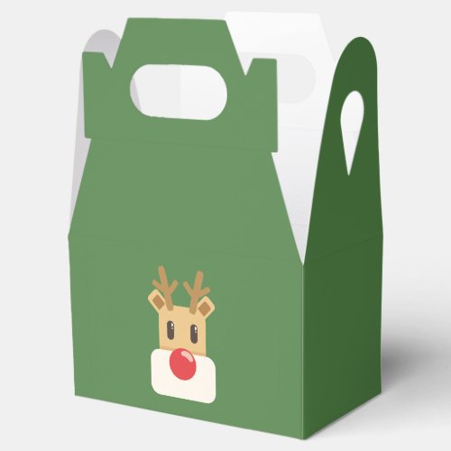 Rudolph the red nosed reindeer favor boxes