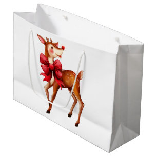 Rudolph the red nosed reindeer large gift bag