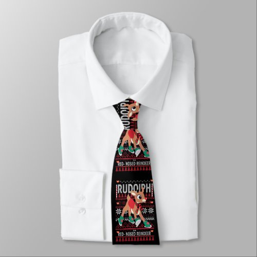 Rudolph The Red_Nosed Reindeer Neck Tie