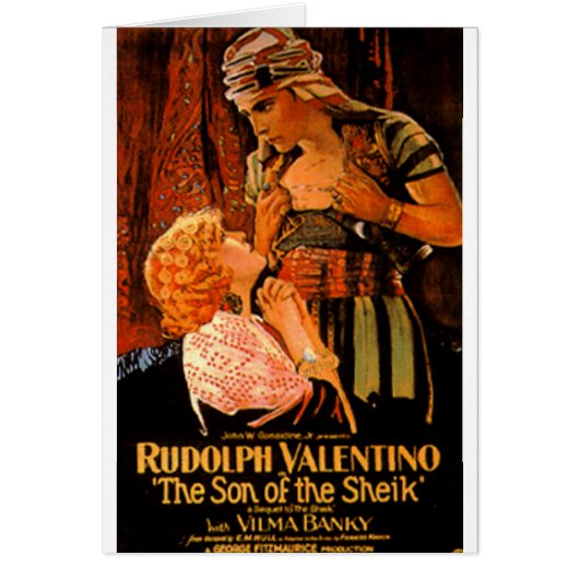 Rudolph Valentino Cards (Front)