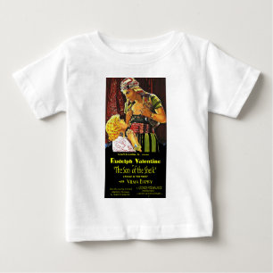 Rudolph Valentino 'Son of Sheik' Poster Baby T-Shirt