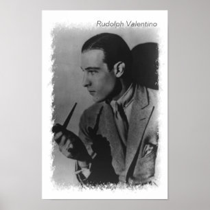 Rudolph Valentino vintage photo Poster