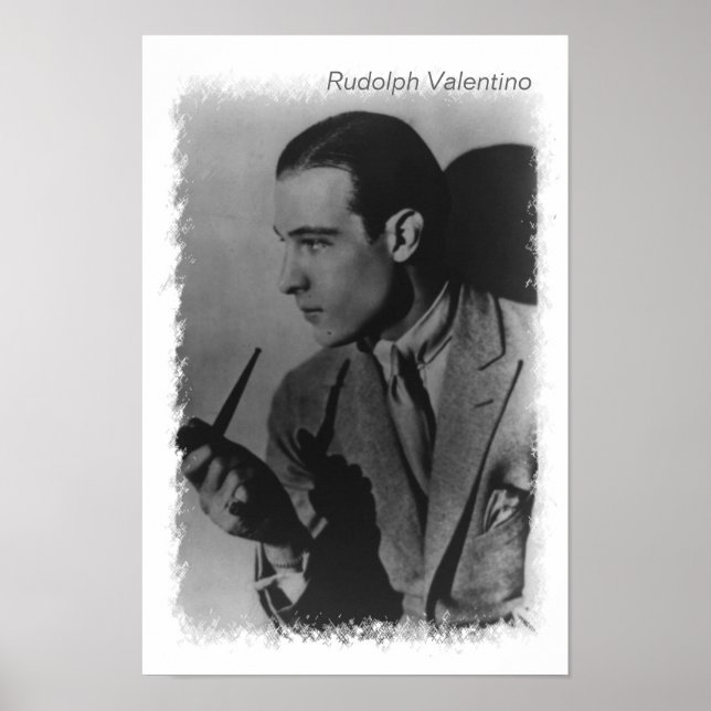 Rudolph Valentino vintage photo Poster (Front)