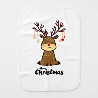 Rudolph with Burp Cloths