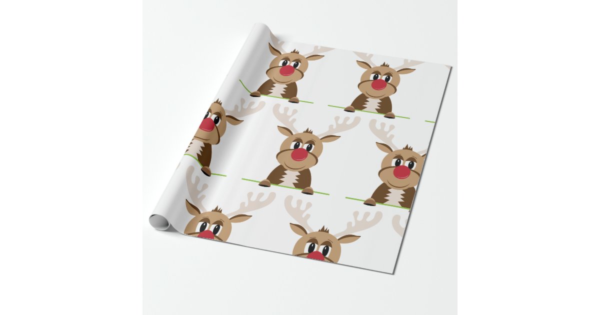 Rudolph Wrapping Paper | Zazzle