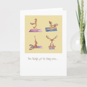 Rudolph Yoga Card
