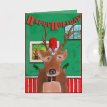 Rudolph's 3rd Cousin Glen Holiday Card