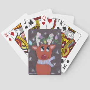 Rudolph's Sparkly Antlers - KidsArt for CHOC Poker Cards