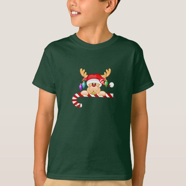 Rudy Candy Cane T-Shirt (Front)