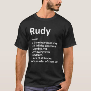 RUDY Definition Personalized Name Funny Birthday G T-Shirt