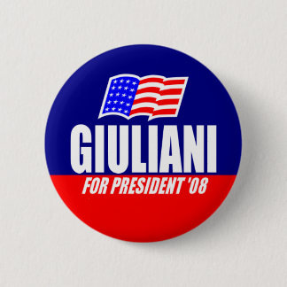 Rudy Giuliani For President 08 Button