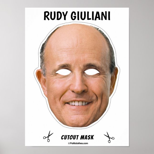 RUDY GIULIANI Halloween Mask Poster (Front)