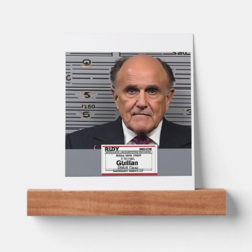 Rudy Giuliani Mugshot  Picture Ledge