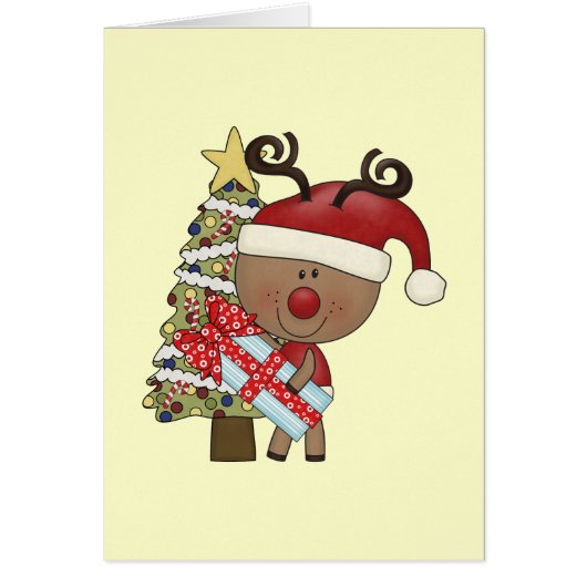 Rudy Reindeer Holiday Tree (Front)