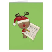 Rudy Reindeer Naughty or Nic (Front)