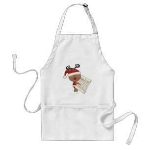 Rudy Reindeer Naughty or Nic Adult Apron