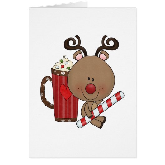 Rudy Reindeer With Cocoa (Front)