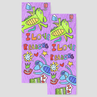 "Rudy & Rocky Love Reading" Bookmark