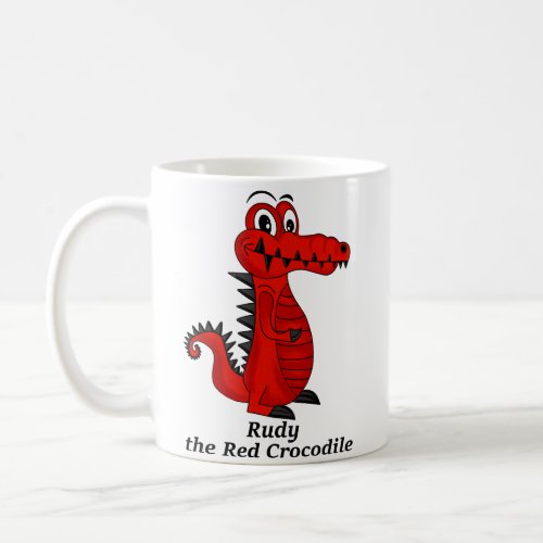 Rudy the Red Crocodile Mug