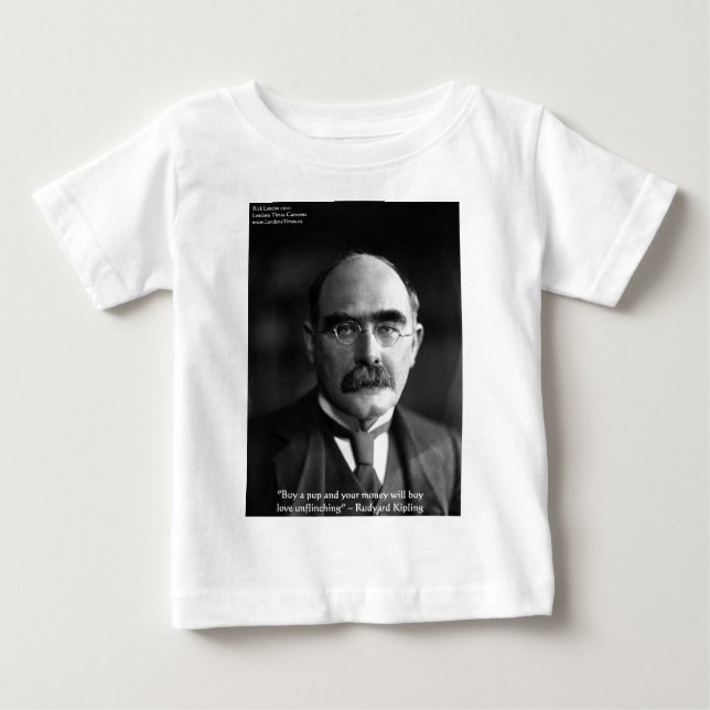 Rudyard Kipling "Puppy Love" Quote Gifts Tees Etc (Front)