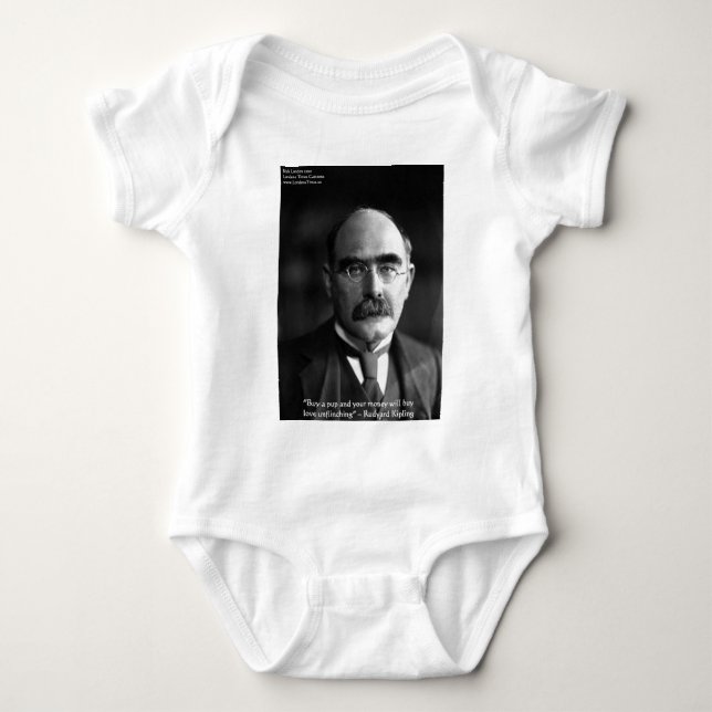 Rudyard Kipling "Puppy Love" Quote Gifts Tees Etc (Front)