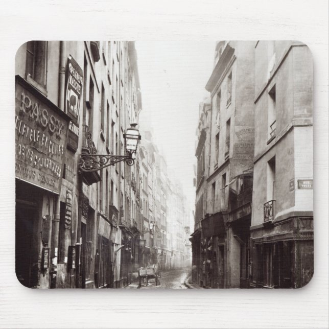 Rue Aumaire, from the Rue Volta, Paris, 1858-78 Mouse Pad (Front)