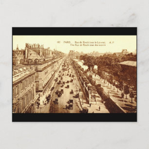 Rue de Rivoli, Paris 1910 Vintage Postcard